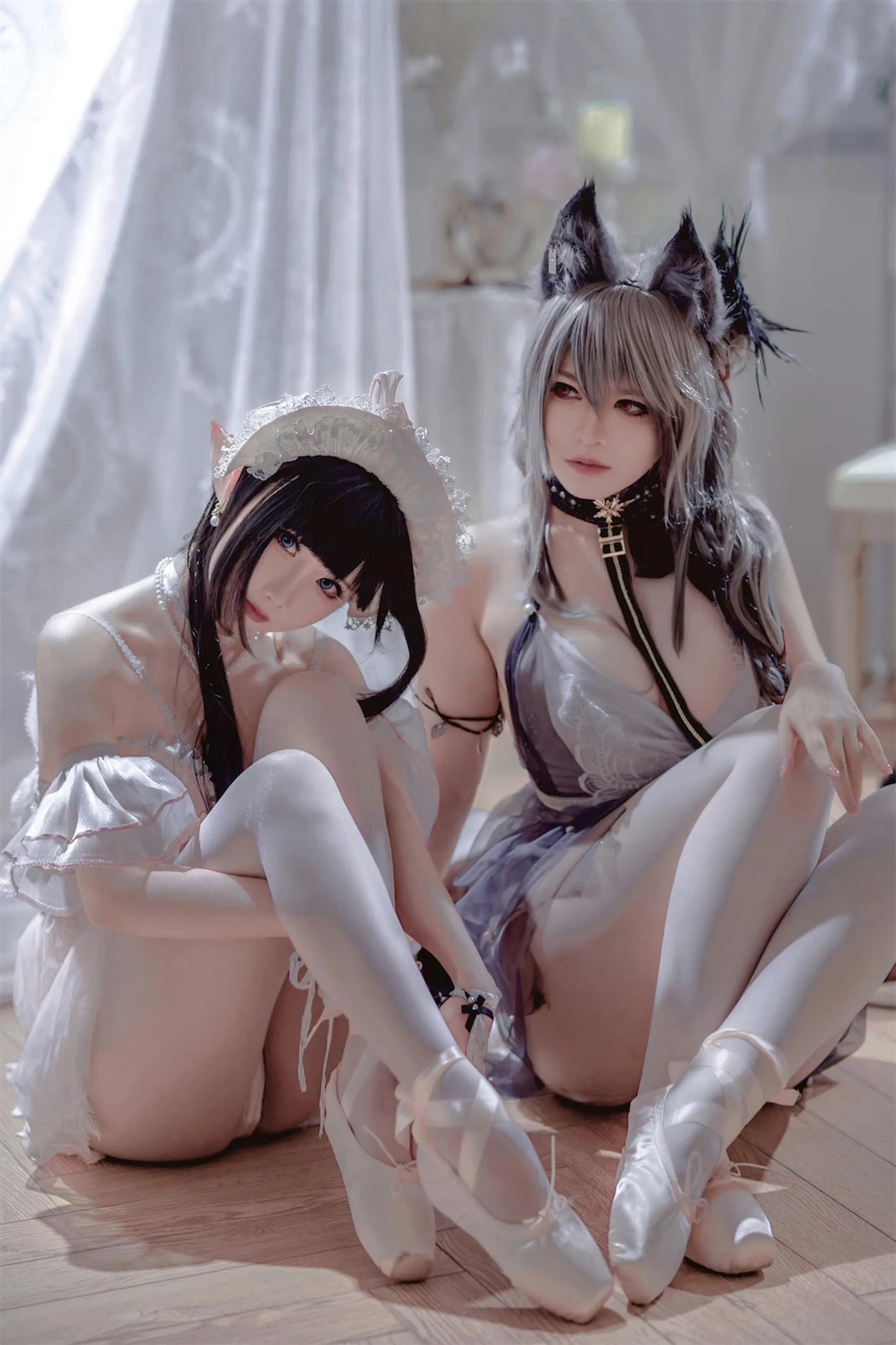 面饼仙儿 – NO.118 半半子 Arknights 黑x森蚺 [56P]插图4